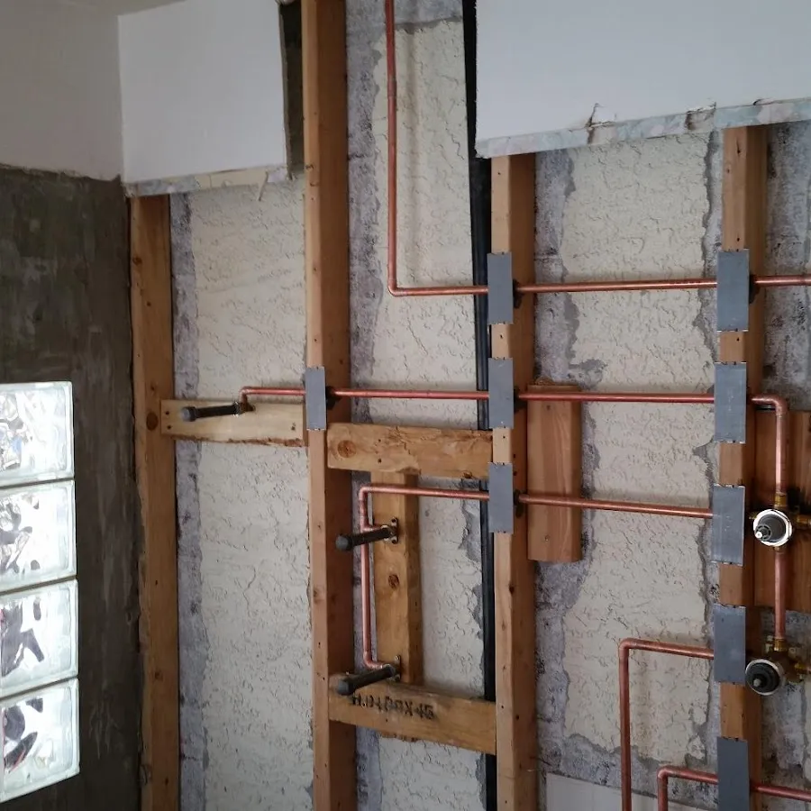 Copper pipe installation for Repiping in Live Oak